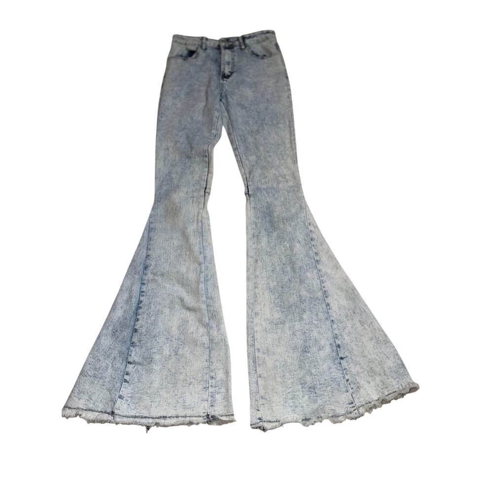 Altar’d state women’s stone wash flare jeans